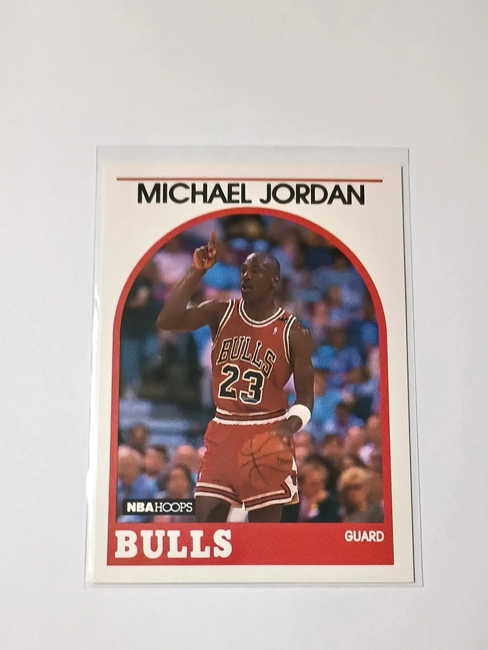 NBA Hoops Michael Jordan #200 Base Card Red & White